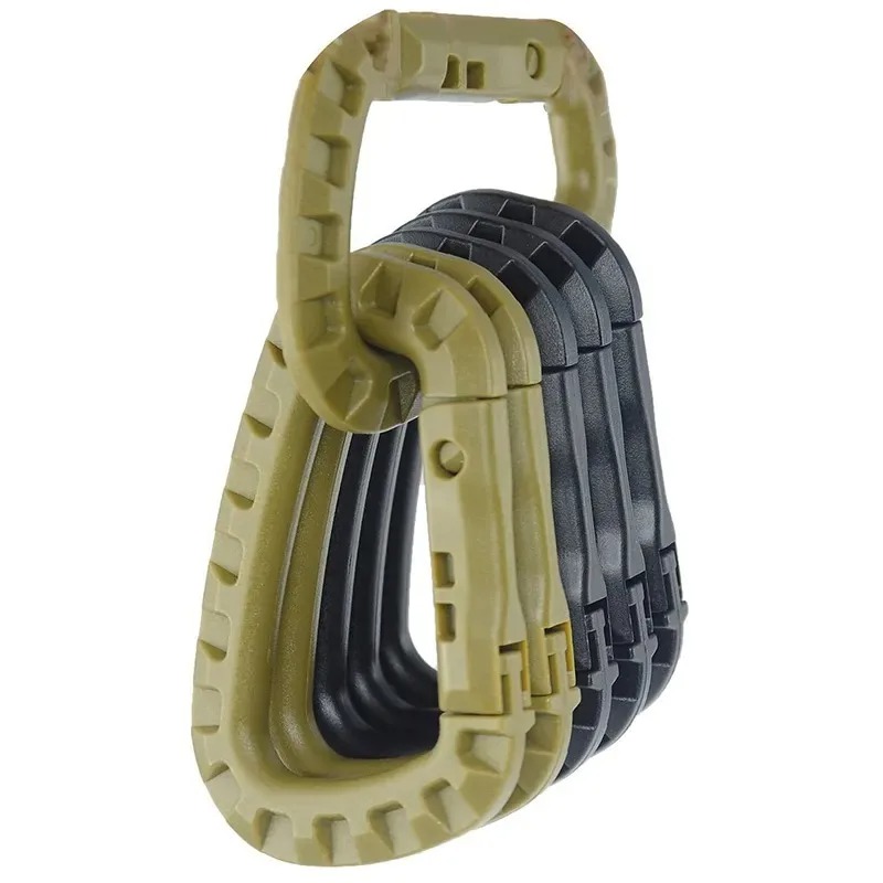 Chain Lock Combination - Tactical Carabiner Set Plastic Steel Quick