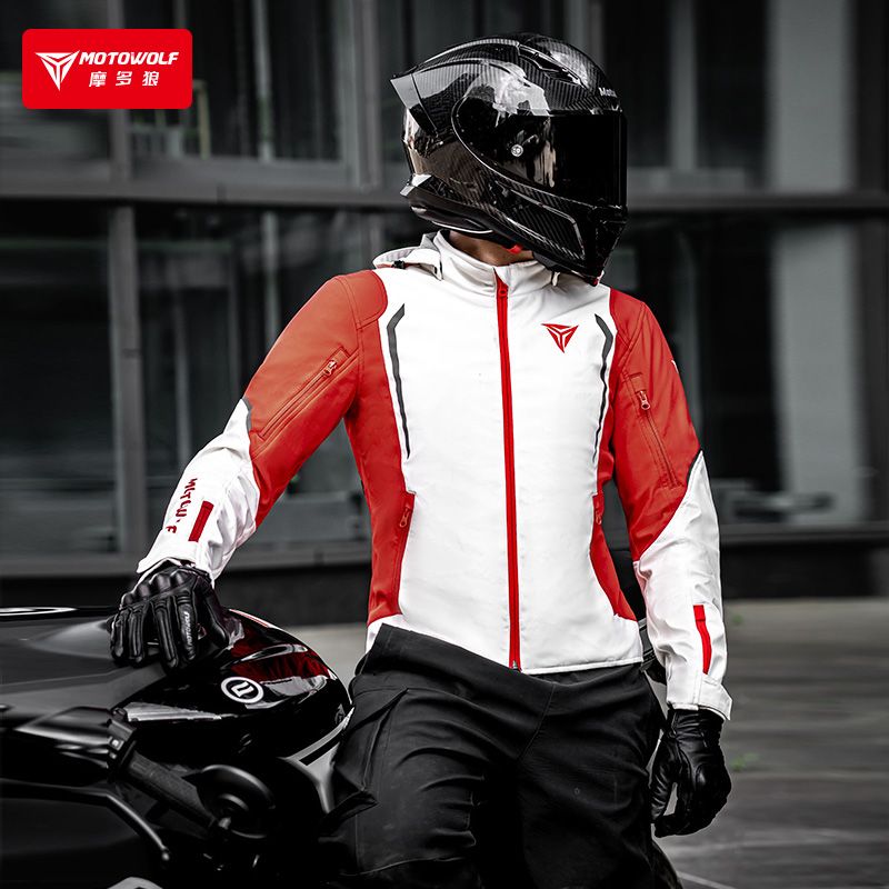 Winter Cycling Commute Gear - MOTOWOLF Windbreaker Motorcycle Riding Jacket Breathable