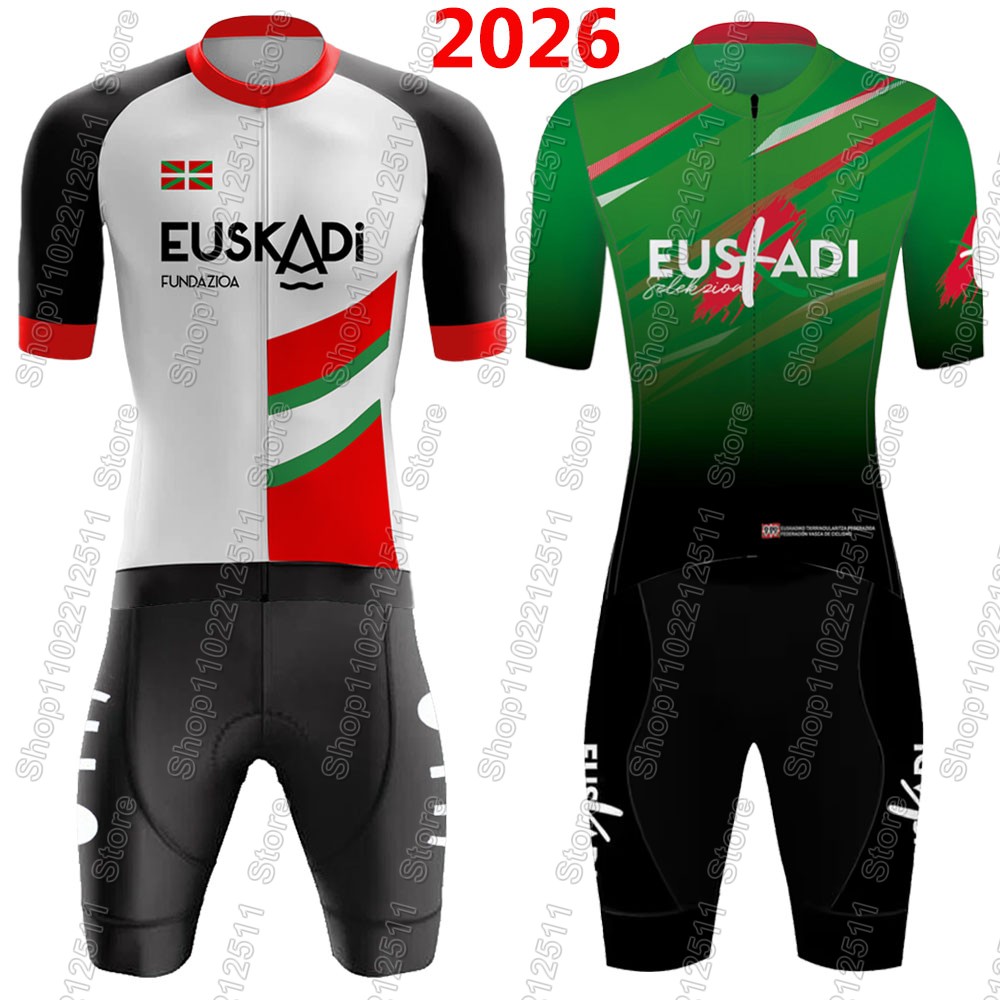 Cycling Commute Shorts - Euskadi Team Cycling Jersey 2026 Set