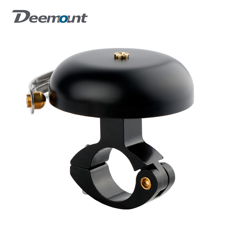 Bell Handlebar Ring - Deemount Classic Cycle Brass Bell Left