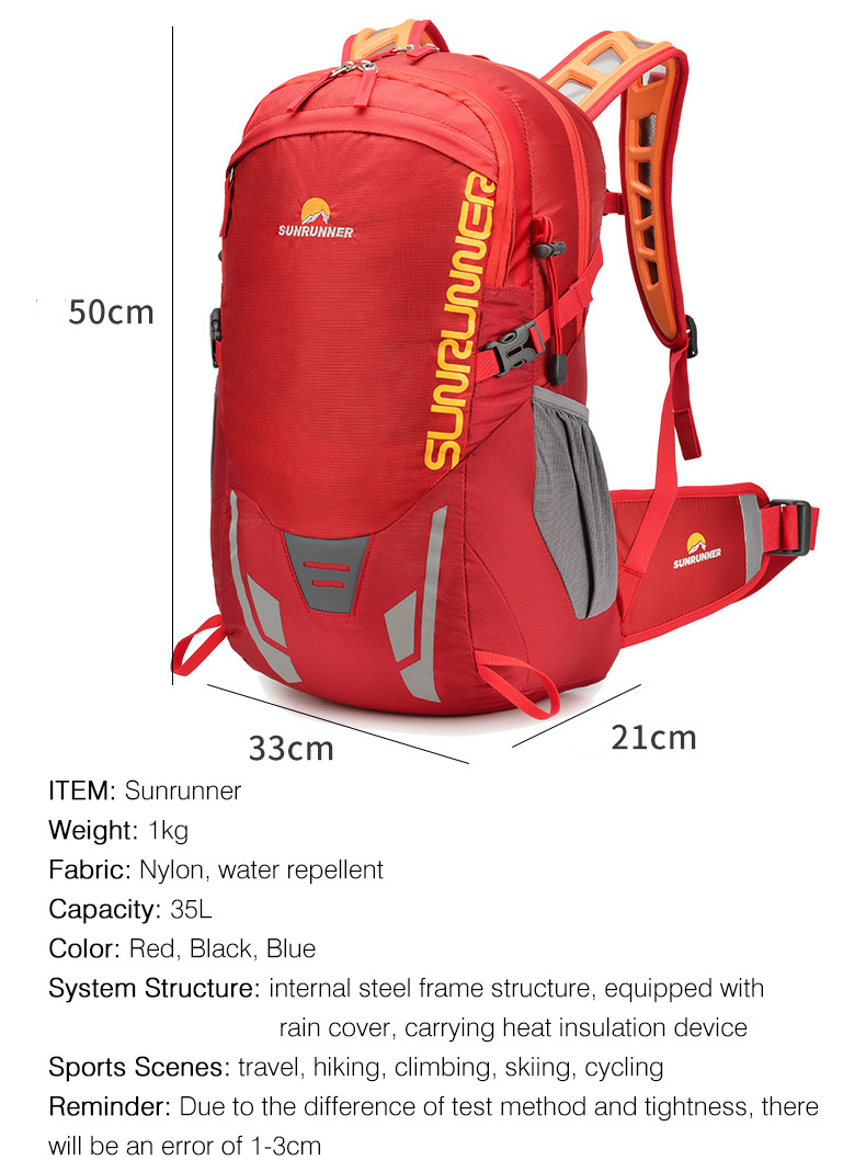 35L Hiking Backpack Bag Large  - Cycling Commute Backpack 评论和价格