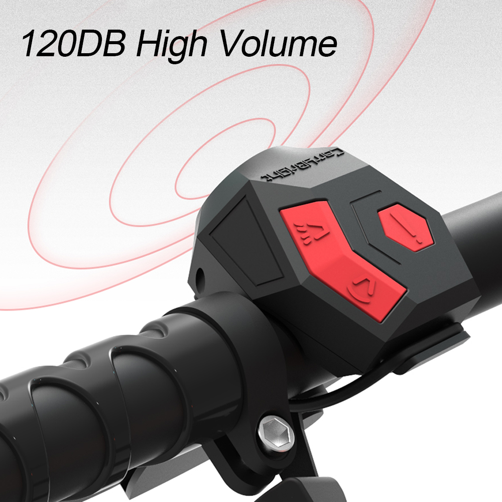 Bike Electronic Horn Bell USB  - Bell Handlebar Ring 评论和价格