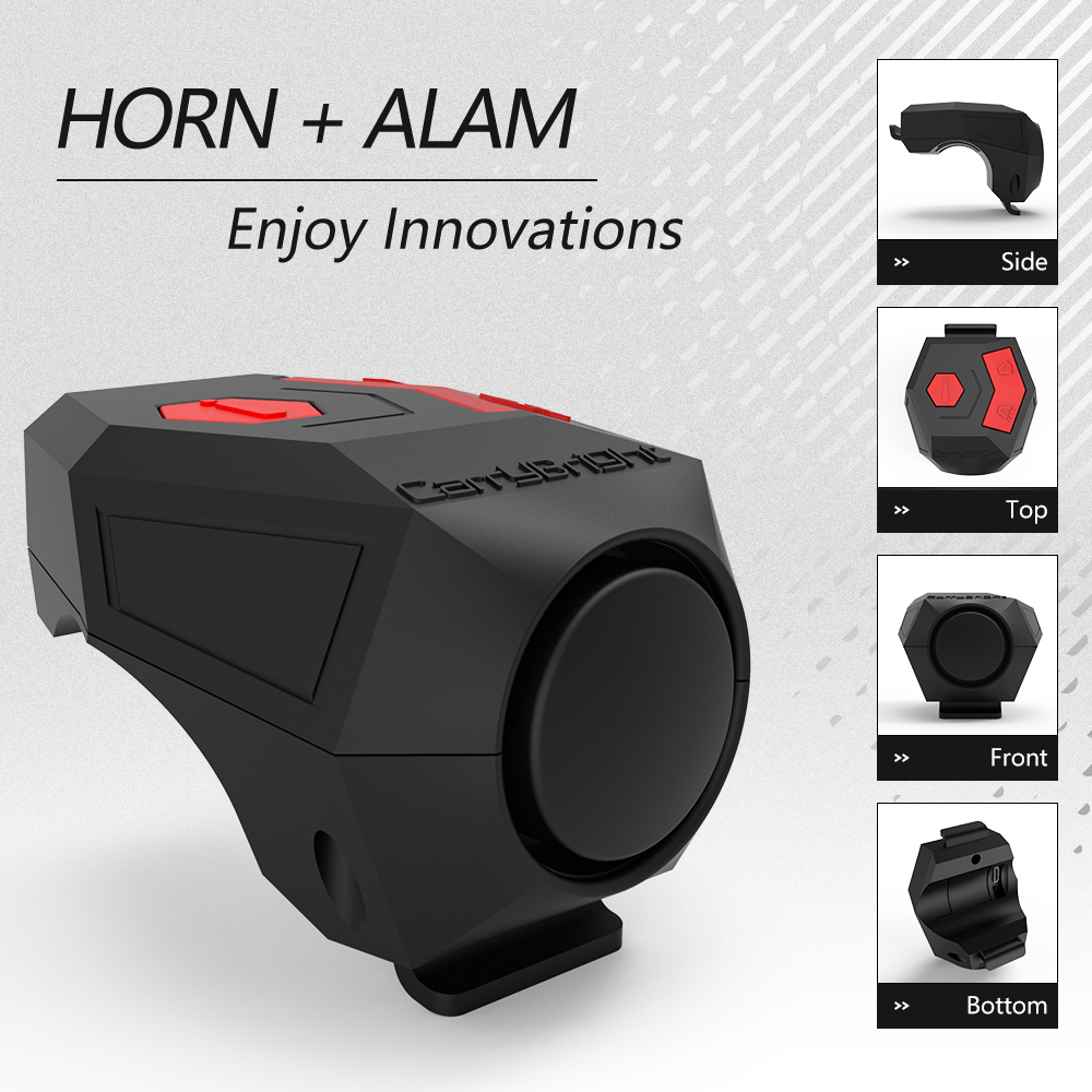 Bike Electronic Horn Bell USB  - Bell Handlebar Ring 评论和价格