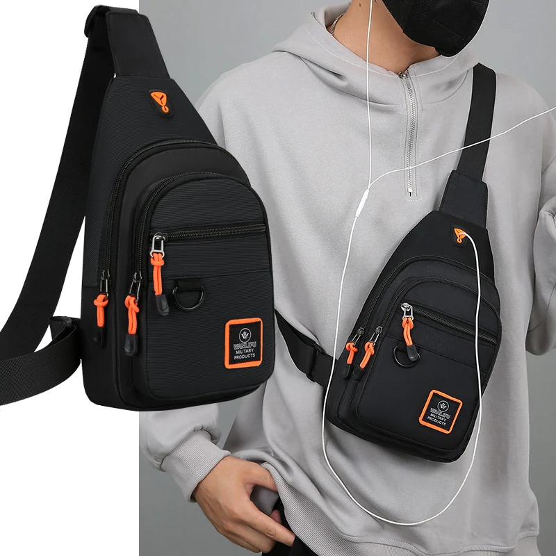NEW Men's Chest Bag Men's Leis - Cycling Commute Backpack 评论和价格