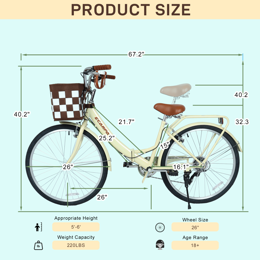 A26285B 26 Inch Folding City B - Commuting With Bike 评论和价格