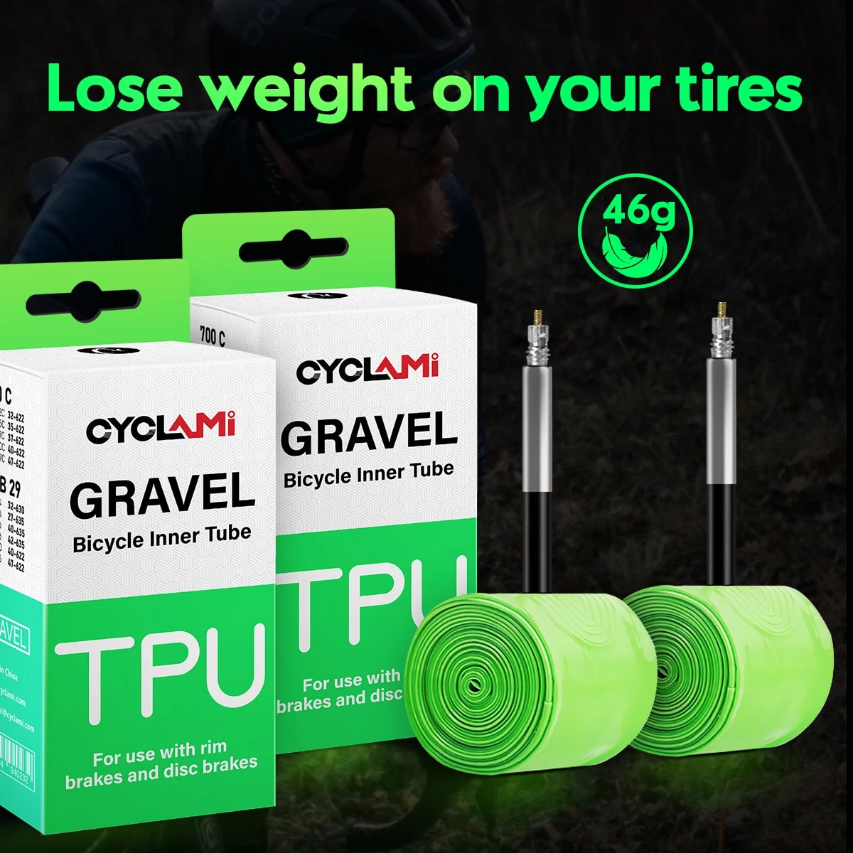 CYCLAMI Ultralight Road MTB 29 - Inner Tube 700C 评论和价格