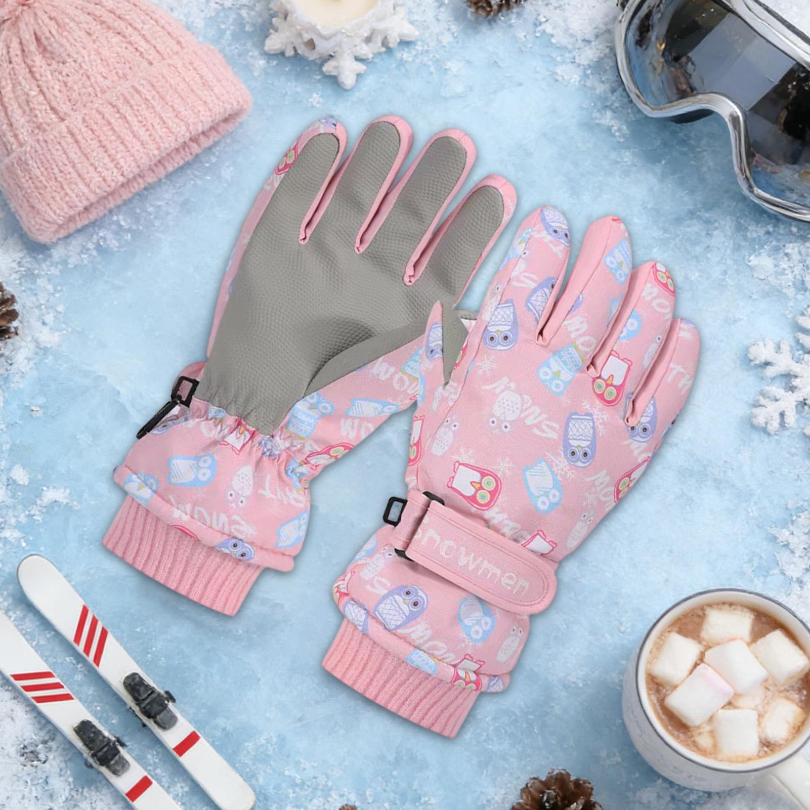 Kids Waterproof Gloves Insulat - Winter Cycling Commute 评论和价格