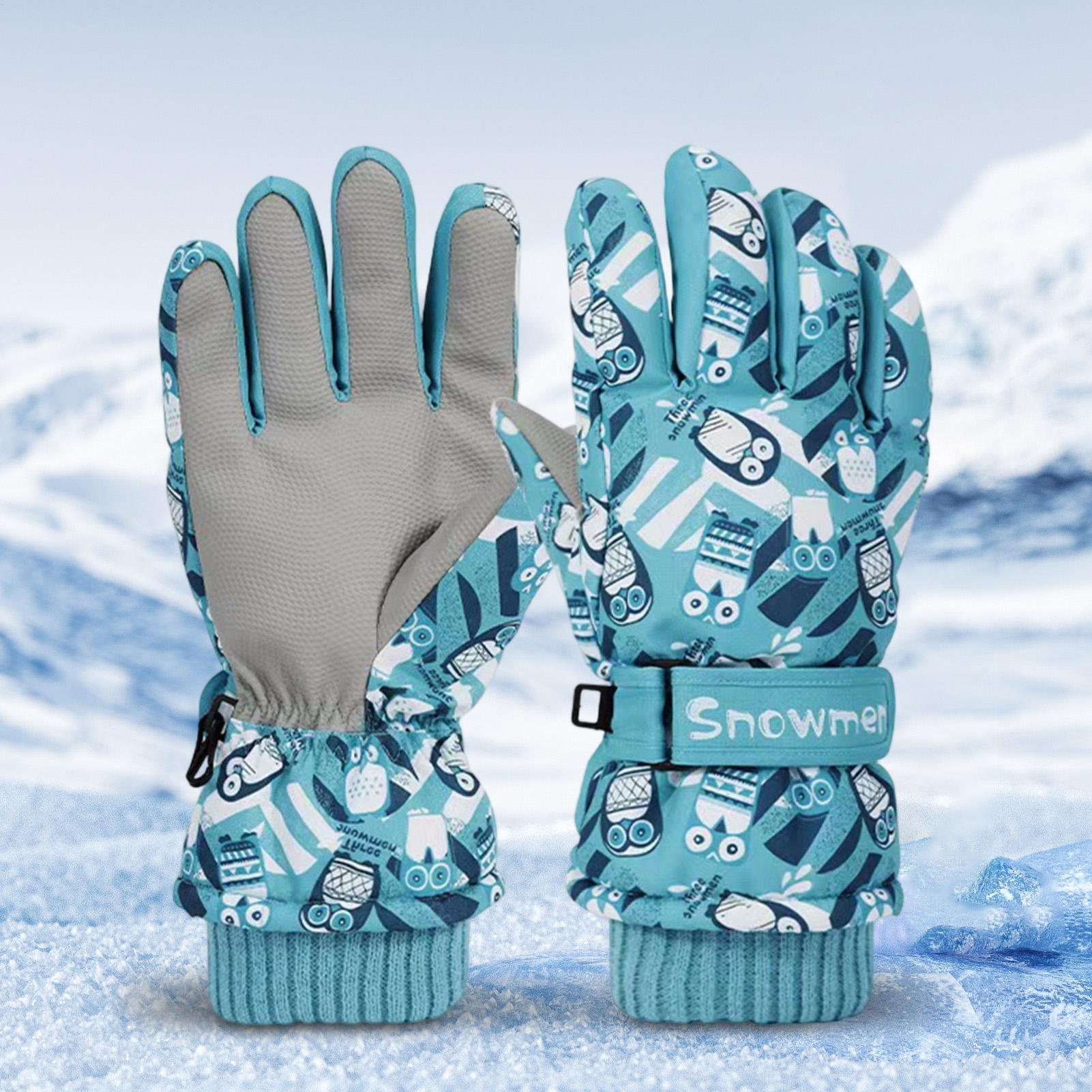Kids Waterproof Gloves Insulat - Winter Cycling Commute 评论和价格