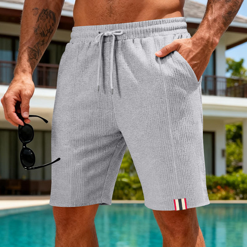 Summer Casual Loose Men's Beac - Cycling Shorts For Commute 评论和价格