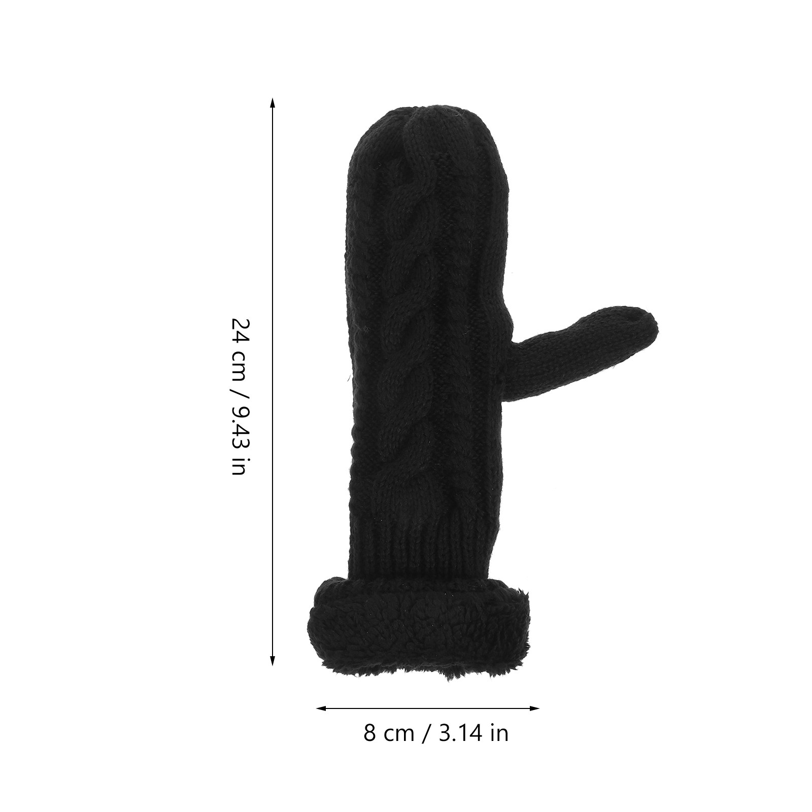 1Pair Adult Winter Gloves Thic - Winter Cycling Commute 评论和价格