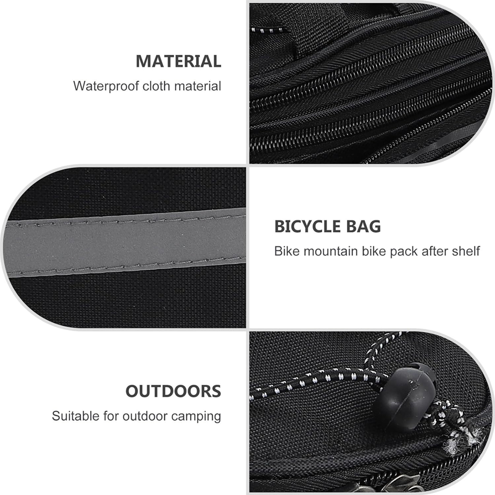 1pcs Bicycle Trunk Bag Bike Re - Cycling Commute In Rain 评论和价格