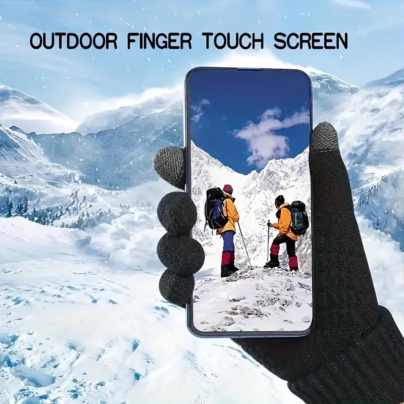1-10Pairs Thick Knit Touchscre - Winter Cycling Commute 评论和价格