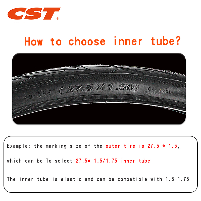 2PCS CST Bike Inner Tubes 20in - Inner Tube 700C 评论和价格