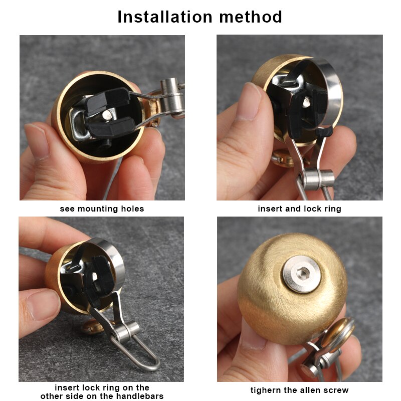 Bicycle Bell Retro Classical C - Bell Handlebar Ring 评论和价格