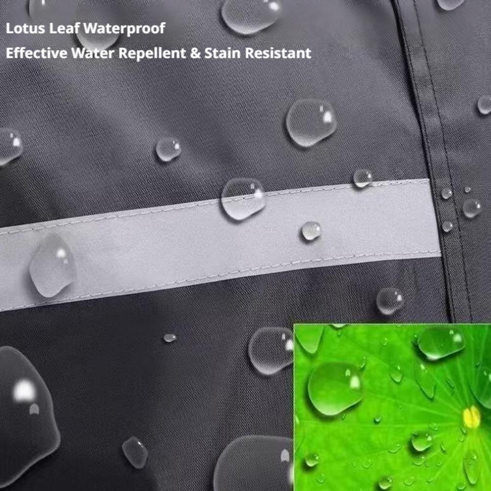 Waterproof Hooded Rain Poncho, - Cycling Commute In Rain 评论和价格