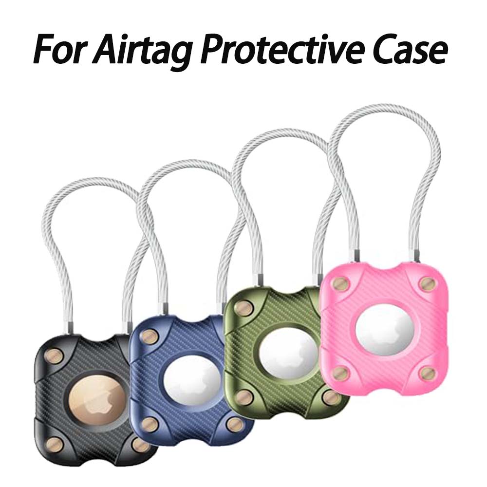 Airtag Holder with Wire Cable, - Chain Lock Combination 评论和价格