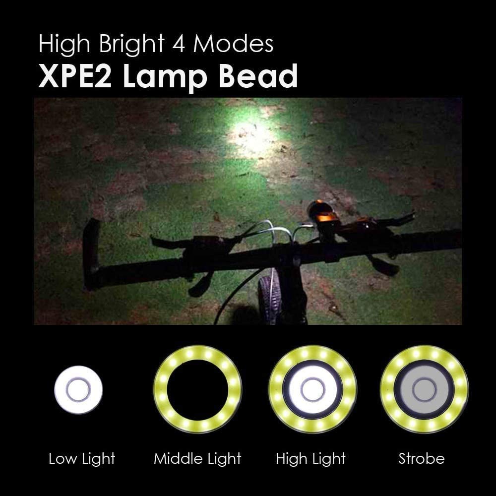 LED Waterproof Rechargeable Bi - Cycling Commute Gear 评论和价格