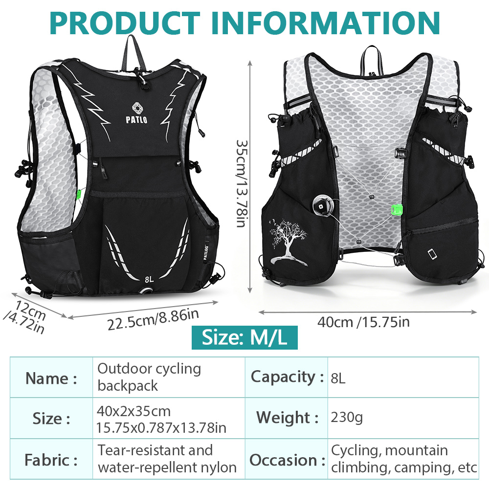 NEWBOLER 8L Outdoor Trail Runn - Cycling Commute Backpack 评论和价格
