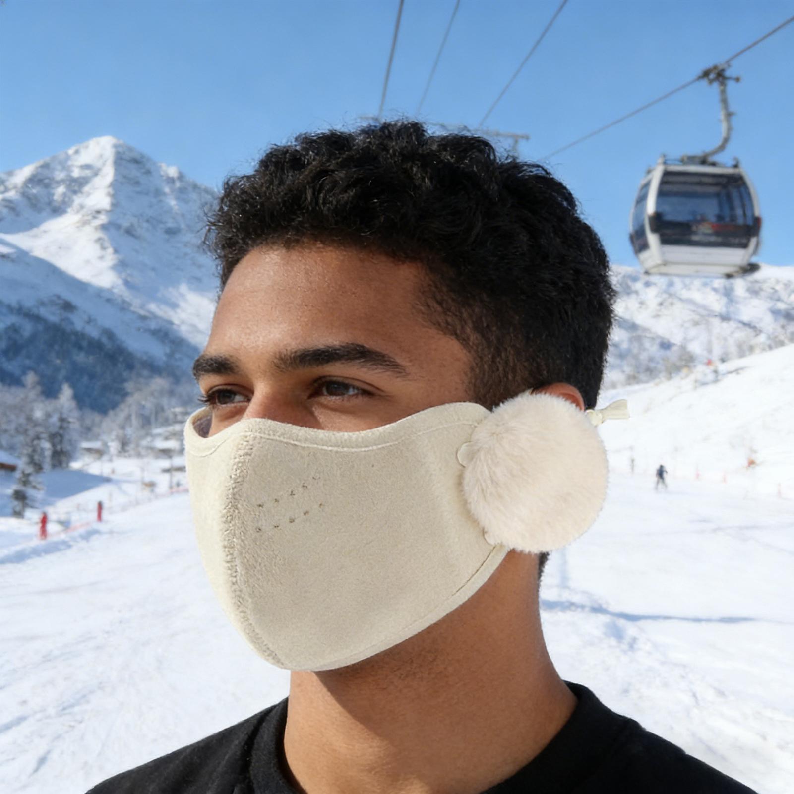 Face Mouth Cover Windproof Thi - Winter Cycling Commute 评论和价格