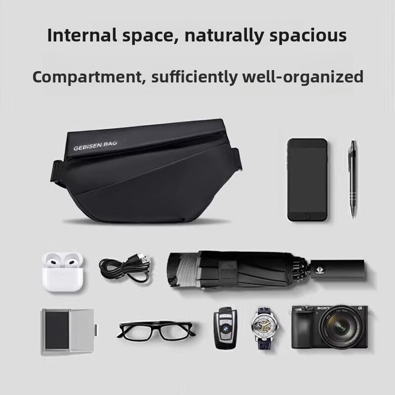 Magnetic Buckle Men Crossbody  - Cycling To Commute 评论和价格