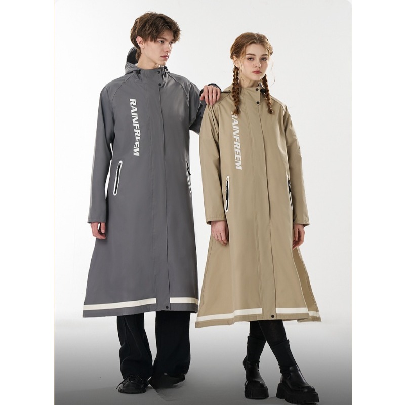 Oversize Single Long Style Rai - Cycling Commute In Rain 评论和价格