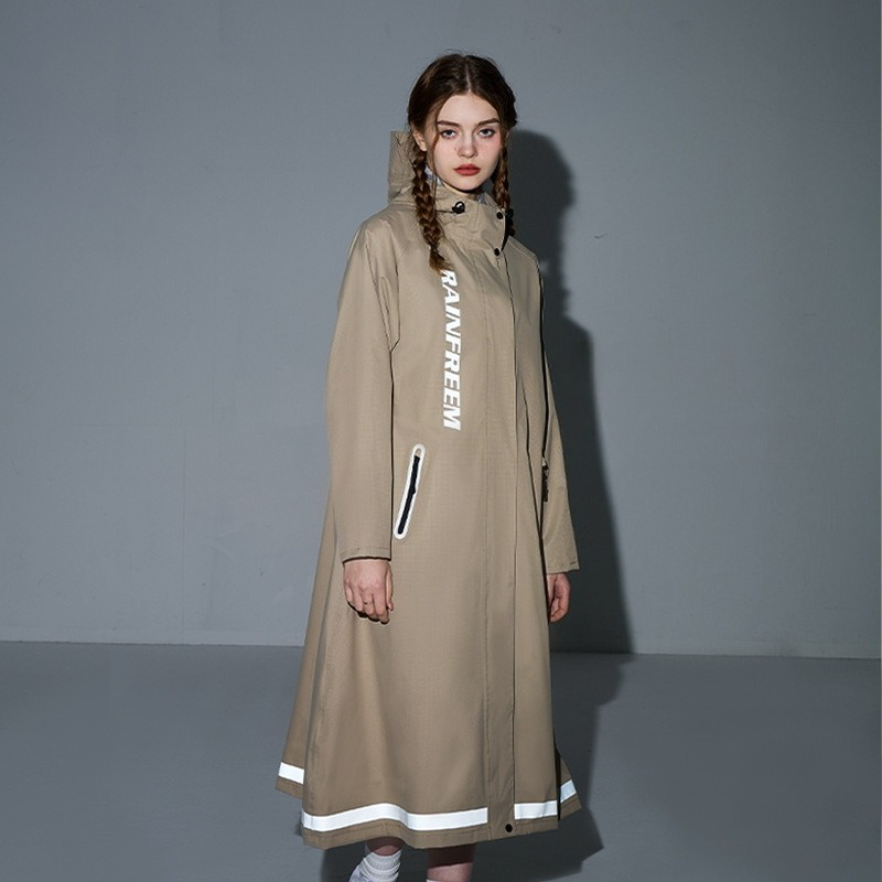 Oversize Single Long Style Rai - Cycling Commute In Rain 评论和价格